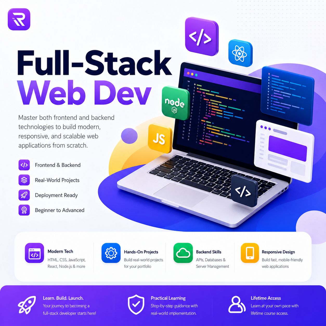 Full-Stack Web Dev course preview